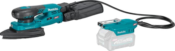 Акумуляторна ексцентрикова шліфмашина Makita BO006CGZ + DC40RA + BL4040F